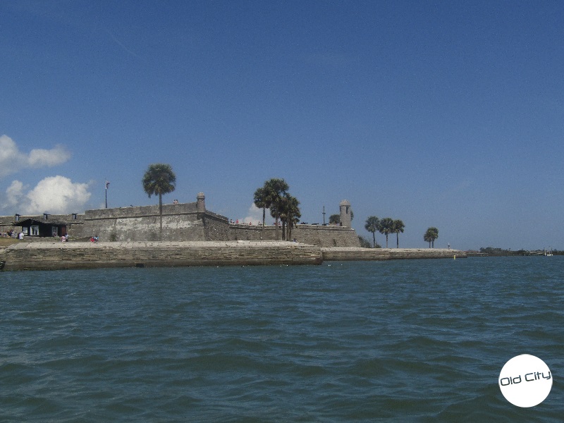 Image contains the Castillo de San Marcos and Matanzas River.