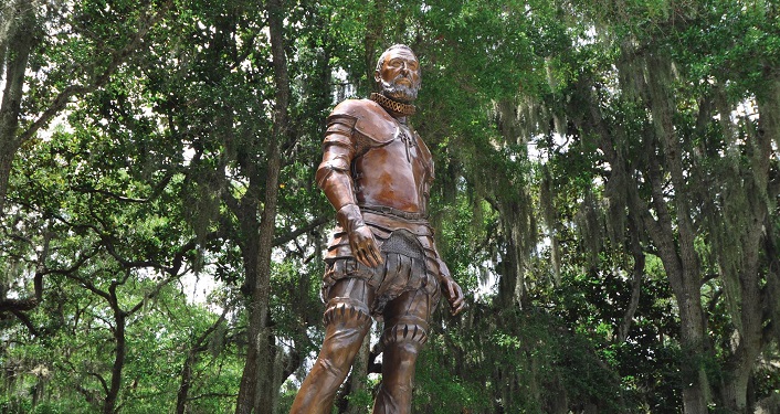 image statue of Pedro Menendez