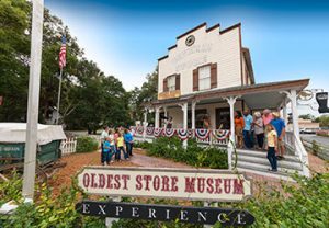 Front exterior view of "Oldest Store Museum" facade.