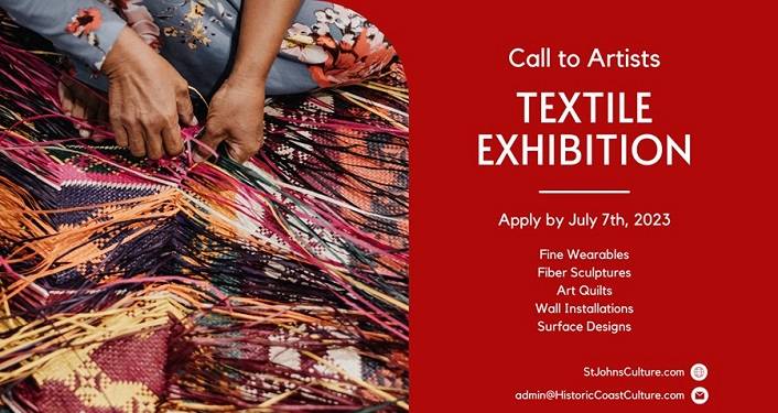 Call to Artists - Textile Exhibition to be held September through December of 2023