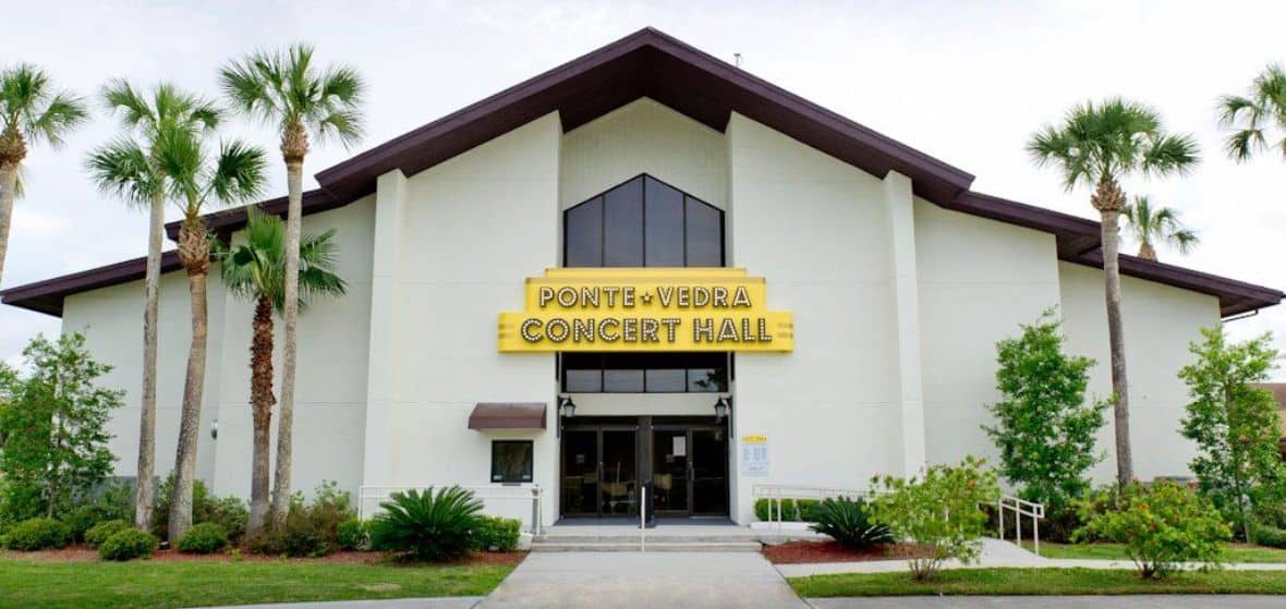 Outside view of the Ponte Vedra Concert Hall.