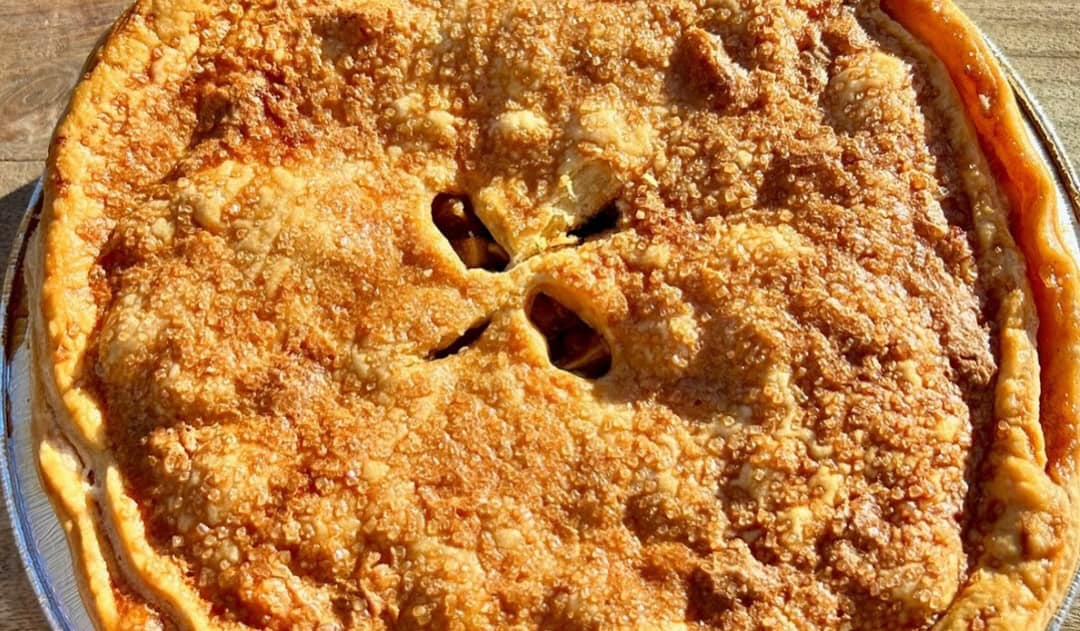 Up close picture of a Kookaburra pie.