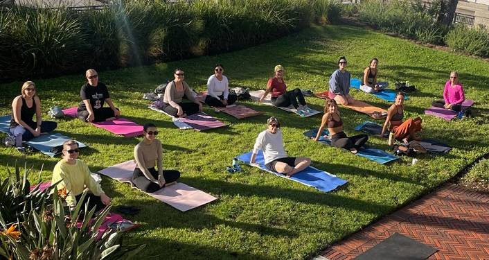 Yoga in the Garden