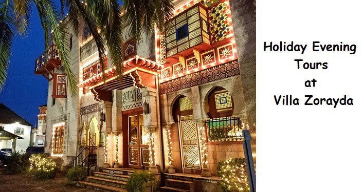 Holiday Evening Tours at Villa Zorayda