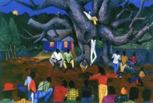 Painting about black history