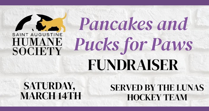 Pancakes and Pucks for Paws Fundraiser