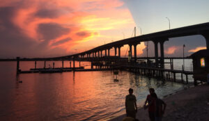 A St. Augustine pier side sunset. 
